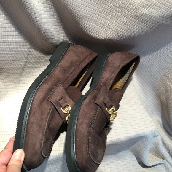 Giorgio Brutini brown suede slip on men shoes, 12 main image 6